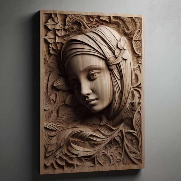 نموذج ثلاثي الأبعاد لآلة CNC 3D Art 